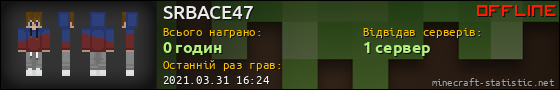 Юзербар 560x90 для SRBACE47
