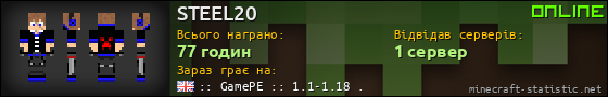 Юзербар 560x90 для STEEL20