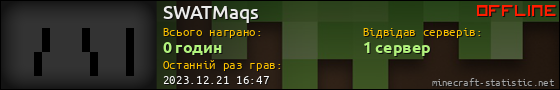Юзербар 560x90 для SWATMaqs