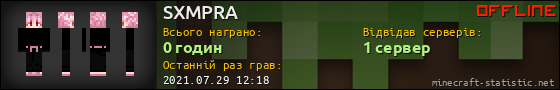 Юзербар 560x90 для SXMPRA