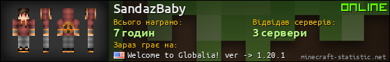Юзербар 560x90 для SandazBaby