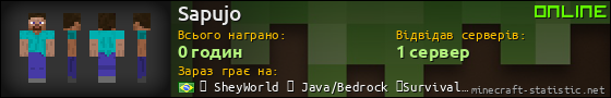 Юзербар 560x90 для Sapujo