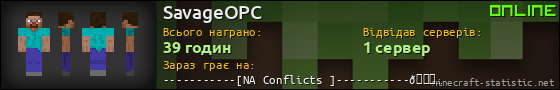 Юзербар 560x90 для SavageOPC