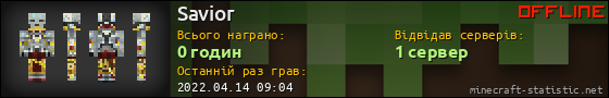 Юзербар 560x90 для Savior
