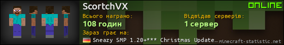 Юзербар 560x90 для ScortchVX