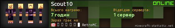 Юзербар 560x90 для Scout10