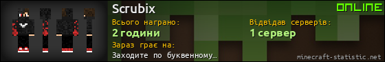 Юзербар 560x90 для Scrubix