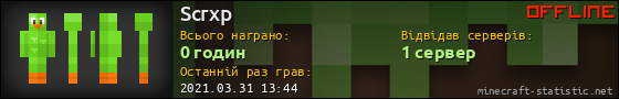 Юзербар 560x90 для Scrxp