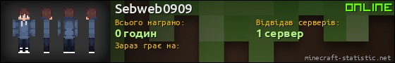 Юзербар 560x90 для Sebweb0909
