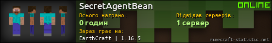 Юзербар 560x90 для SecretAgentBean