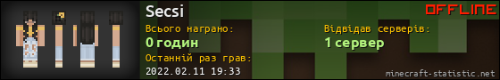 Юзербар 560x90 для Secsi