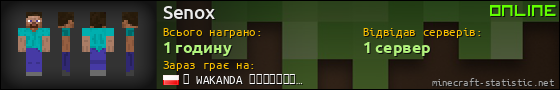 Юзербар 560x90 для Senox
