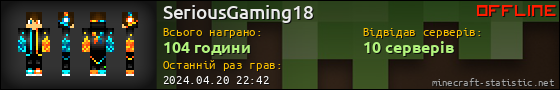 Юзербар 560x90 для SeriousGaming18