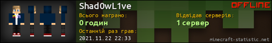 Юзербар 560x90 для Shad0wL1ve