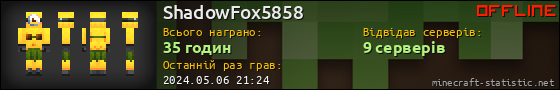 Юзербар 560x90 для ShadowFox5858