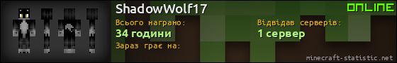 Юзербар 560x90 для ShadowWolf17