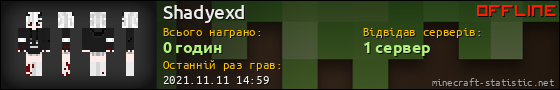 Юзербар 560x90 для Shadyexd