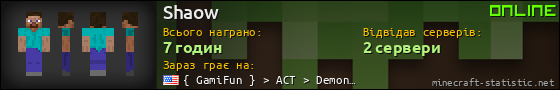 Юзербар 560x90 для Shaow