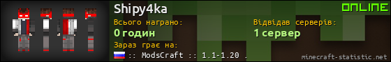 Юзербар 560x90 для Shipy4ka