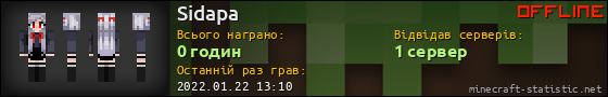 Юзербар 560x90 для Sidapa