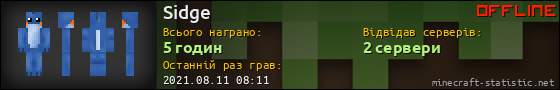 Юзербар 560x90 для Sidge