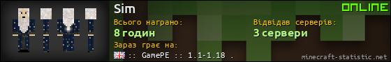 Юзербар 560x90 для Sim