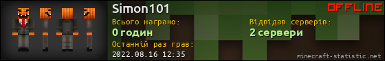 Юзербар 560x90 для Simon101
