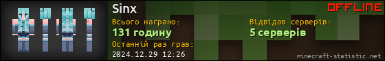 Юзербар 560x90 для Sinx