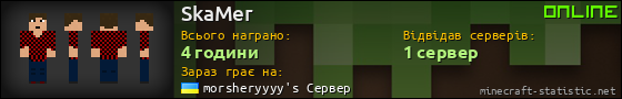 Юзербар 560x90 для SkaMer