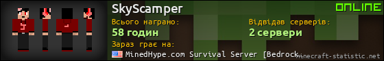 Юзербар 560x90 для SkyScamper