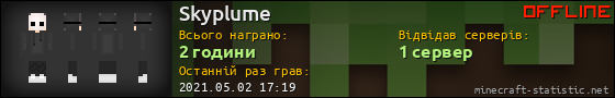 Юзербар 560x90 для Skyplume