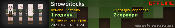 Юзербар 560x90 для Snowdilocks