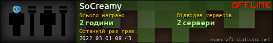 Юзербар 560x90 для SoCreamy