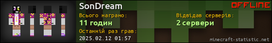 Юзербар 560x90 для SonDream