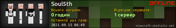 Юзербар 560x90 для Soul5th