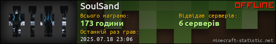 Юзербар 560x90 для SoulSand