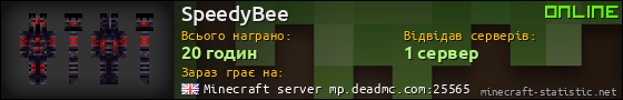 Юзербар 560x90 для SpeedyBee