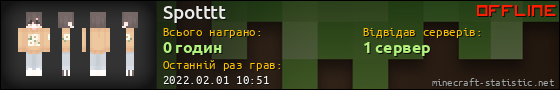 Юзербар 560x90 для Spotttt