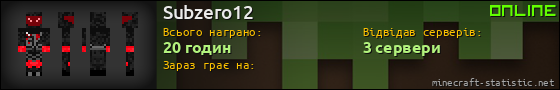 Юзербар 560x90 для Subzero12