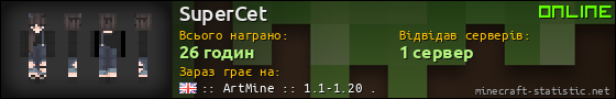 Юзербар 560x90 для SuperCet