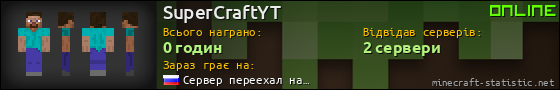 Юзербар 560x90 для SuperCraftYT