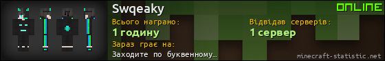 Юзербар 560x90 для Swqeaky