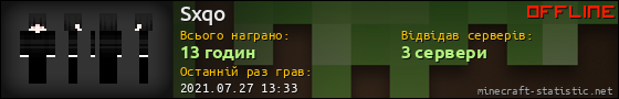 Юзербар 560x90 для Sxqo