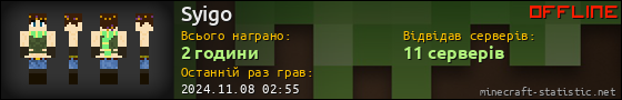 Юзербар 560x90 для Syigo