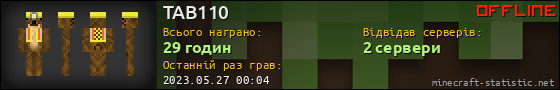 Юзербар 560x90 для TAB110