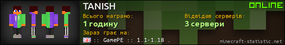 Юзербар 560x90 для TANISH