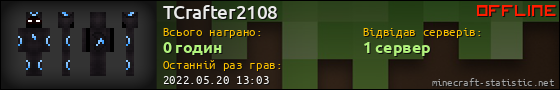 Юзербар 560x90 для TCrafter2108