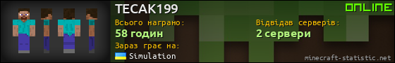 Юзербар 560x90 для TECAK199