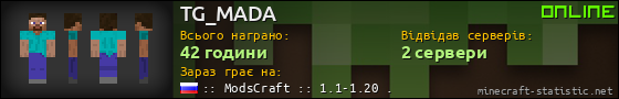 Юзербар 560x90 для TG_MADA