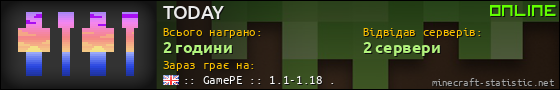 Юзербар 560x90 для TODAY